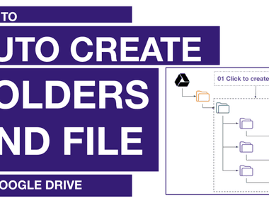 Comment créer automatiquement un dossier et un fichier sur Google Drive